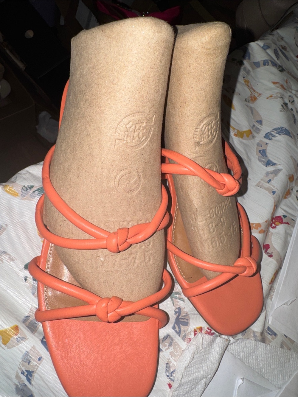 Dolce Vita Coral Knot-Strap Slide Sandals